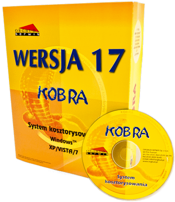 Program kosztorysowy KOBRA wersja 17